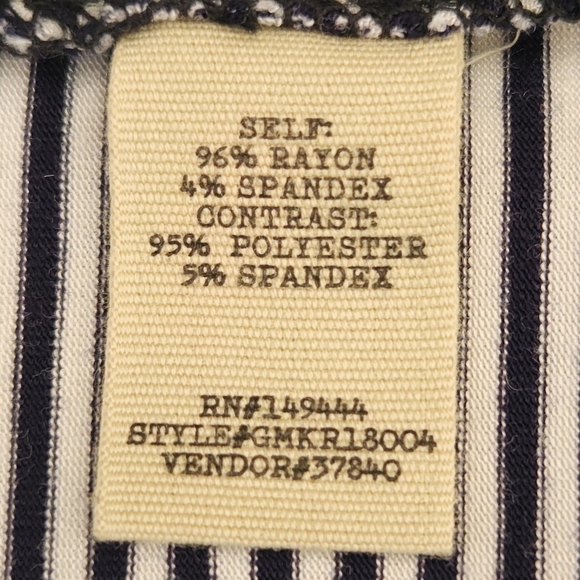 Gimmicks Buckle Striped Cutout Mesh Open Back Bodysuit X-SMALL - Picture 5 of 6